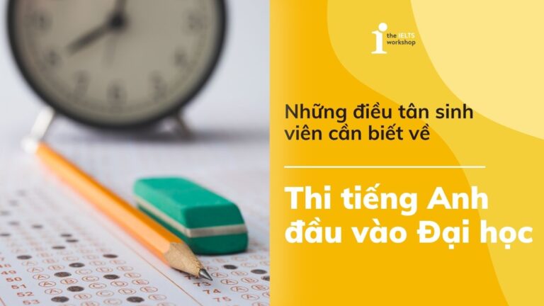 thi tiếng anh đầu vào đại học
