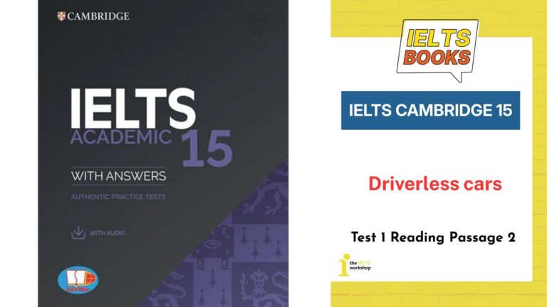 Giải chi tiết Cambridge 15 Test 1 Reading Passage 2: Driverless cars