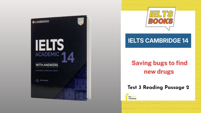 Giải chi tiết Cambridge 14 Test 3 Reading Passage 2: Saving bugs to find new drugs