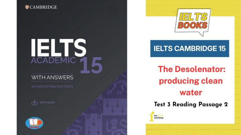 Giải chi tiết Cambridge 15 Test 3 Reading Passage 2: The Desolenator: producing clean water