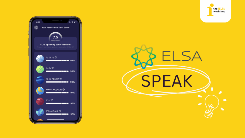 công cụ ai hỗ trợ học ielts elsa
