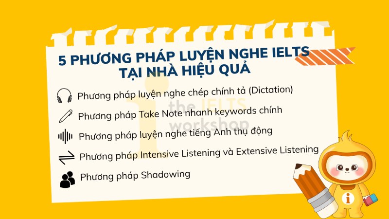 phương pháp luyện nghe ielts tại nhà