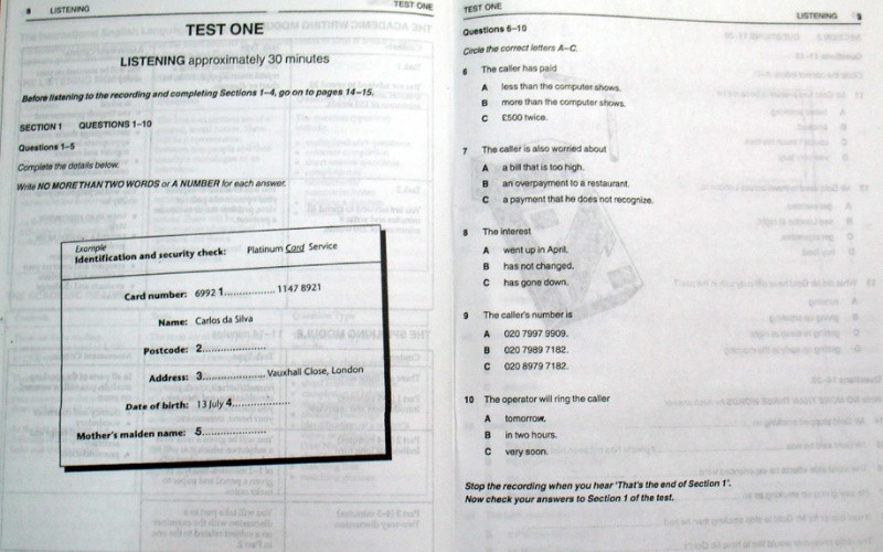 IELTS Test Builder 1