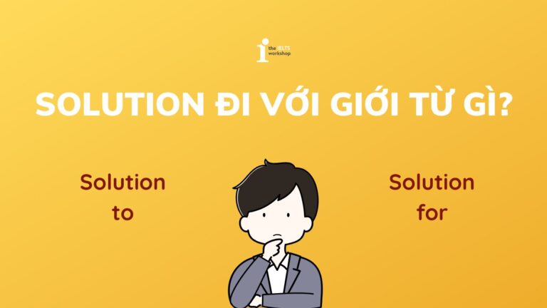 solution đi với giới từ gì