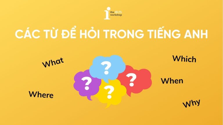 các từ để hỏi trong tiếng anh