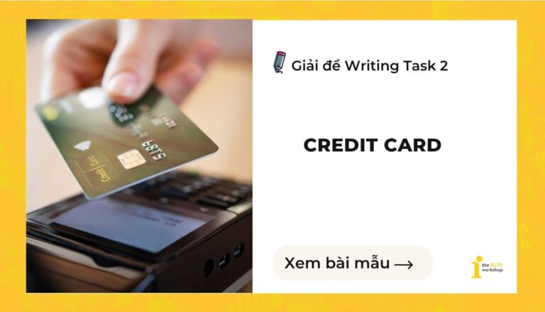 credit card ielts writing task 2