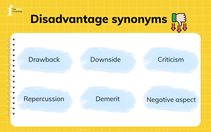 Disadvantage synonyms Advantage and disadvantage synonyms