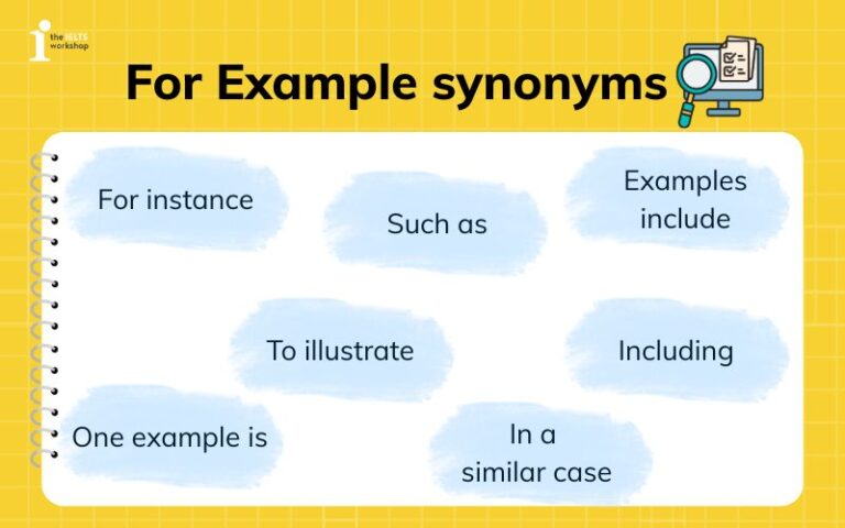 For example synonyms: Cách dùng từ thay thế 