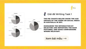Giải IELTS Writing Task 1: Age groups of the users on social media