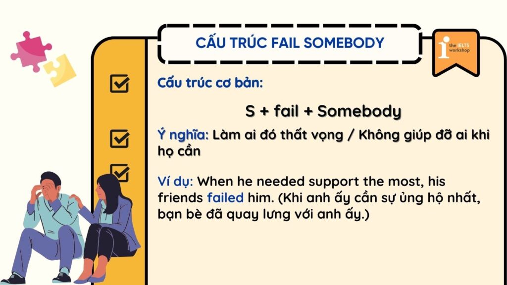 Cấu trúc Fail somebody