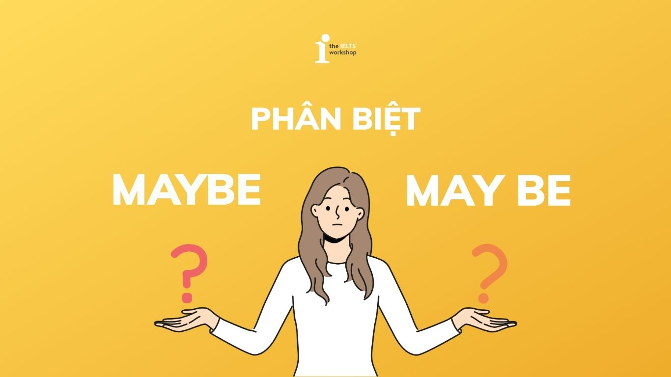 Maybe May Phân biệt Maybe và May be trong tiếng Anh siêu dễ hiểu