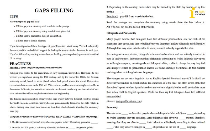 Tổng hợp Reading by simon