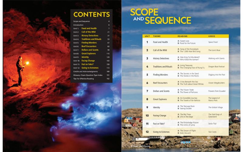 Nội dung sách Reading Explorer