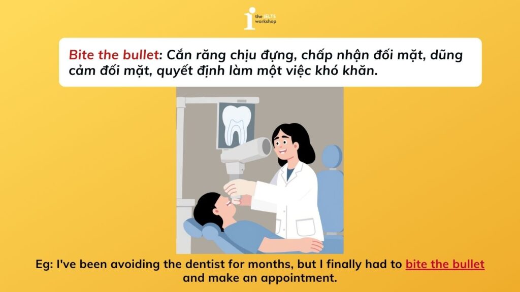 Bite the bullet là gì ?
