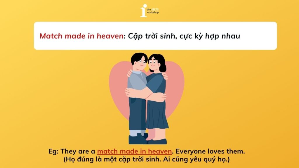 Idioms chủ đề tình yêu về các mối quan hệ