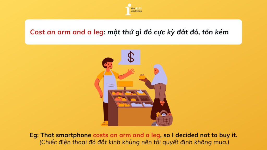 cost an arm and a leg là gì
