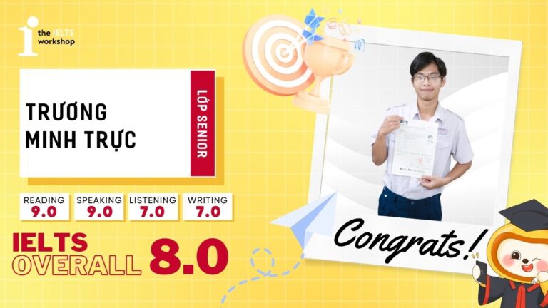 Trương Minh Trực 8.0 ielts