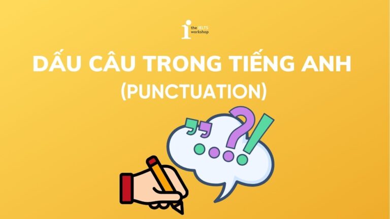 Dấu câu trong tiếng Anh