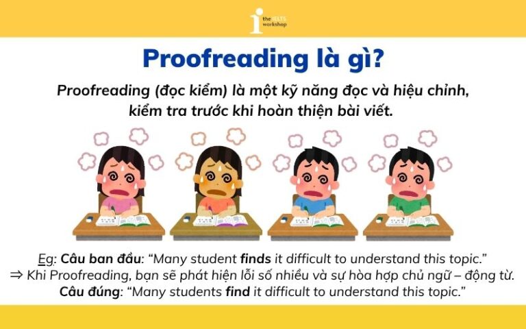 Proofreading là gì? Cách áp dụng Proofreading trong IELTS Writing