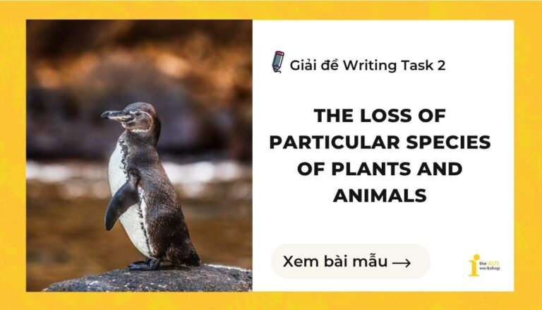 The loss of particular species of plants and animals