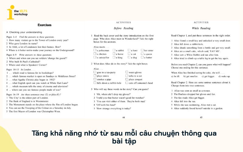 Bài tập đa dạng trong Oxford Bookworms Library 
