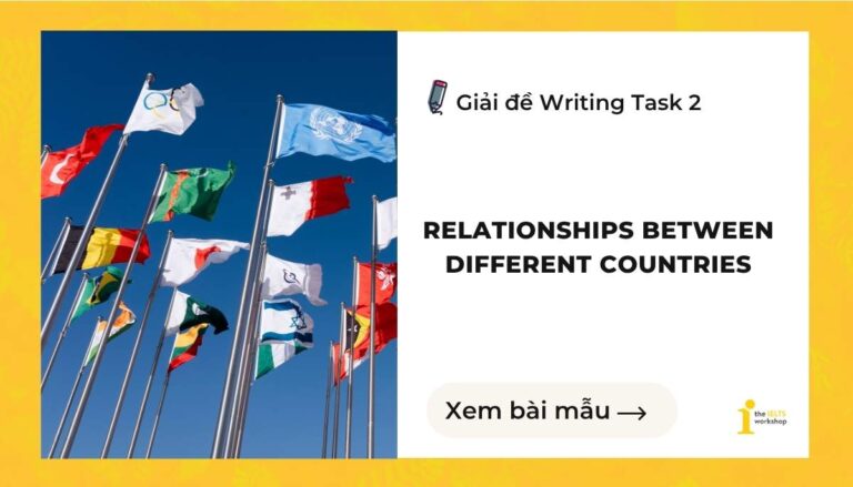 relationships between different countries ielts writing task 2