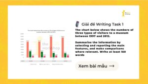 Giải IELTS Writing Task 1: Three types of visitors to a museum