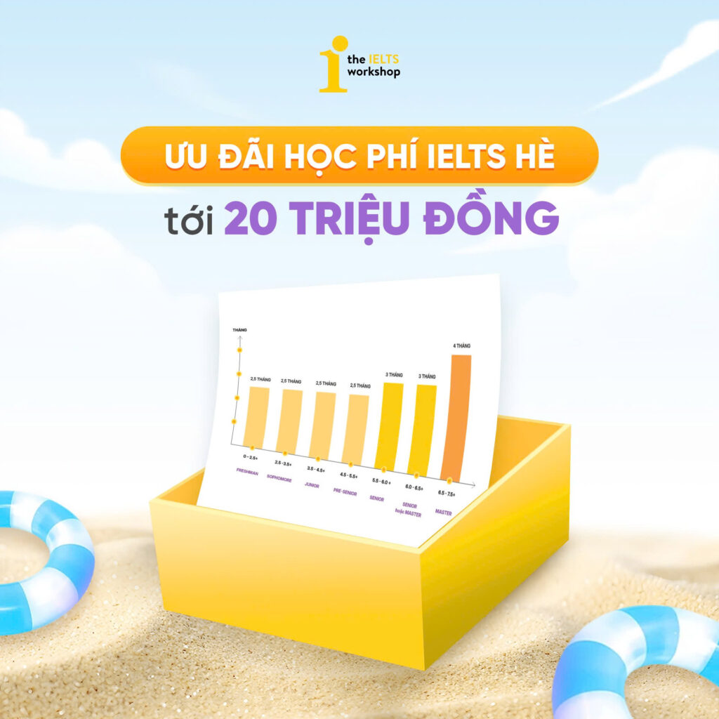 ưu đãi học phí ielts hè