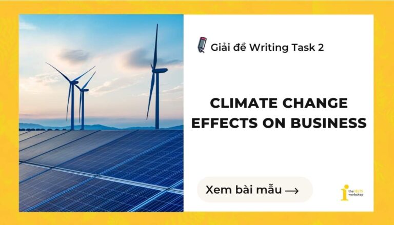Climate Change Effects on Business