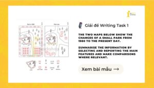Giải IELTS Writing Task 1: The changes of a small park