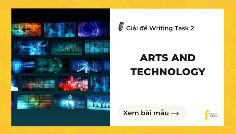 arts and technology ielts writing task 2