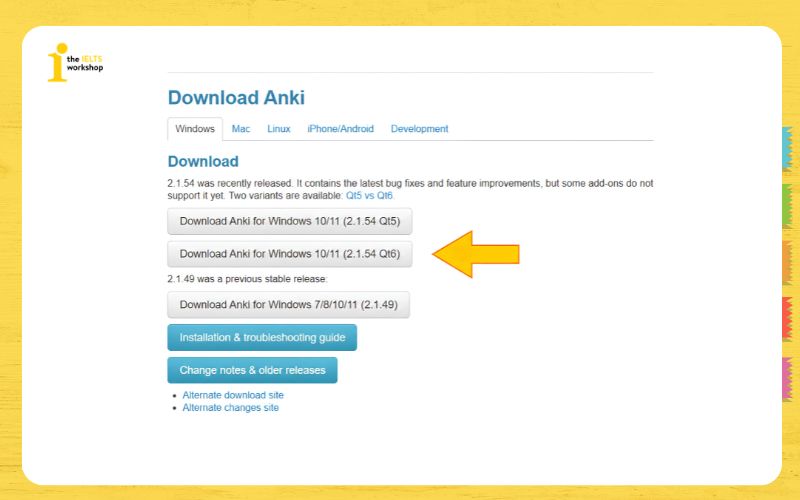 Hướng dẫn download app anki trên windows
