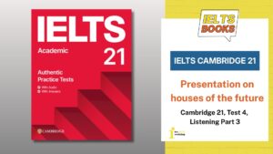 Giải chi tiết Cambridge 21 Test 4 Listening Part 3: Presentation on houses of the future