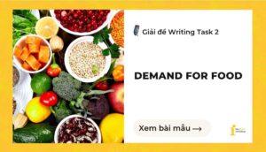 Giải đề IELTS Writing Task 2:  Demand for food is increasing worldwide