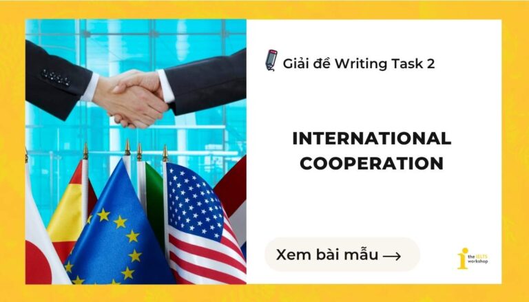 International cooperation ielts writing task 2