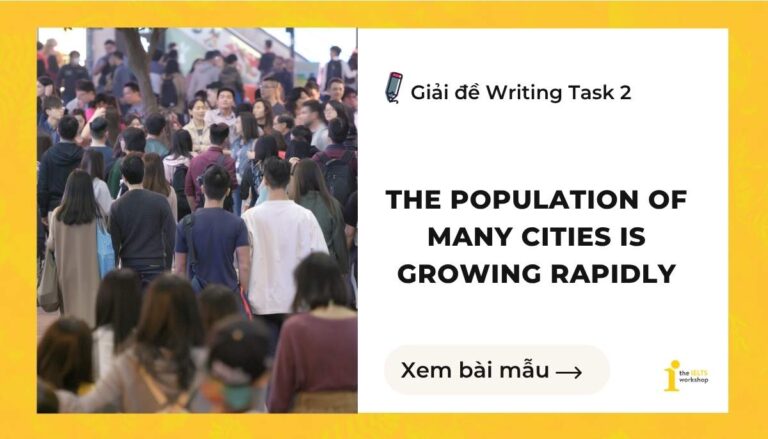 The population of many cities is growing rapidly
