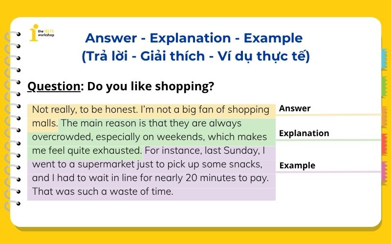 cách trả lời Speaking Part 1