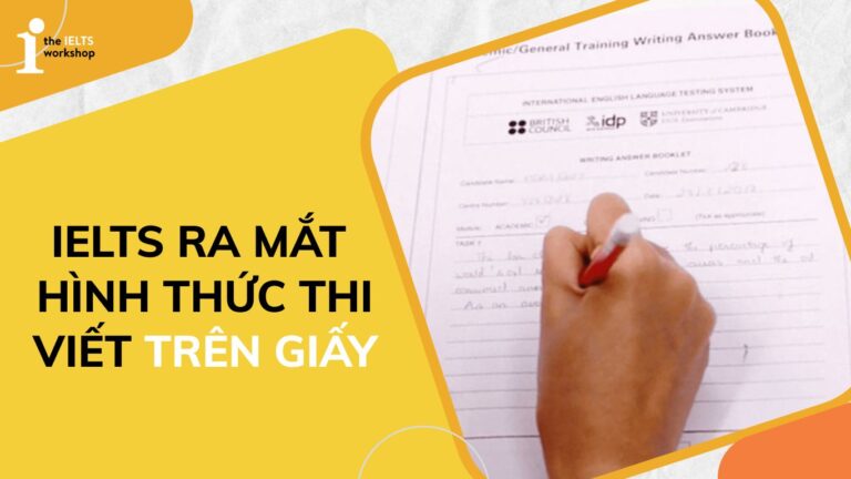 thi writing trên giấy
