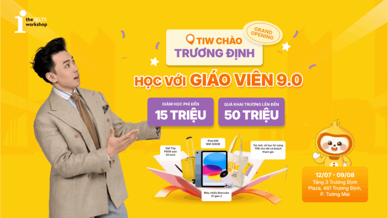 khai trương The IELTS Workshop Trương Định