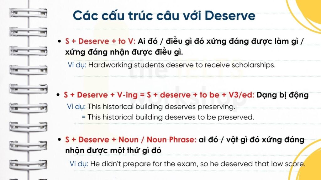 deserve to v hay ving