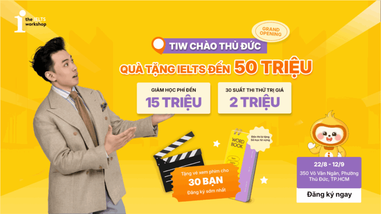 khai trương The IELTS Workshop Thủ Đức
