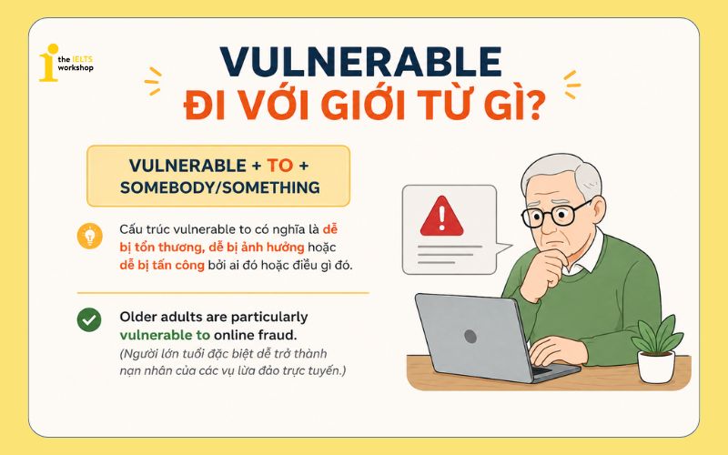 Vulnerable đi với giới từ gì