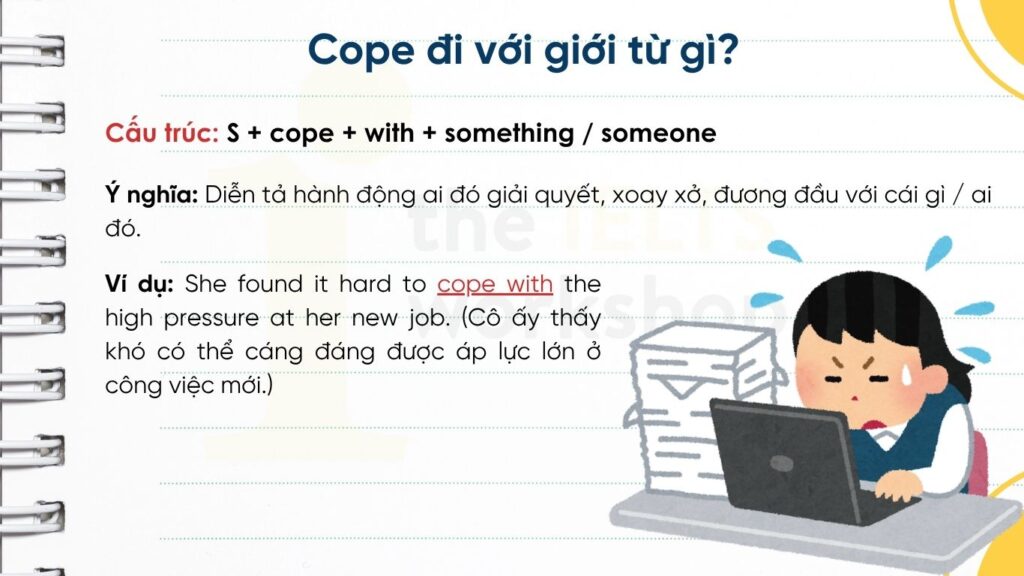 Cope đi với giới từ gì trong tiếng Anh