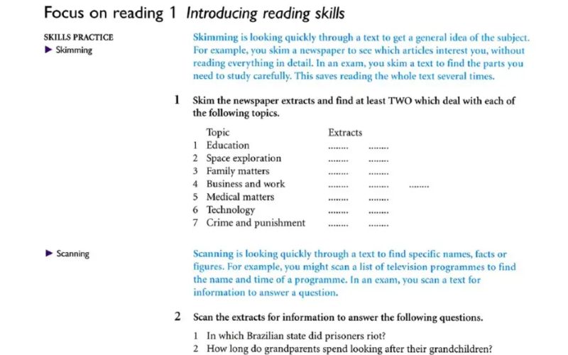 Focus on IELTS
