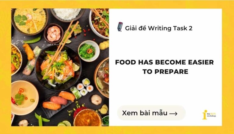 Food has become easier to prepare