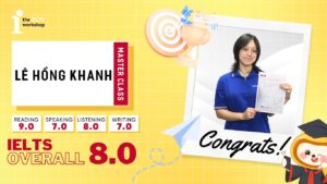 Lê Hồng Khanh chạm ước mơ du học Pháp với 8.0 IELTS