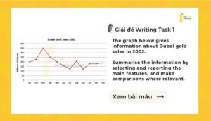 Giải IELTS Writing Task 1: Dubai gold sales in 2002