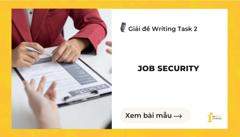 Job security ielts writing task 2