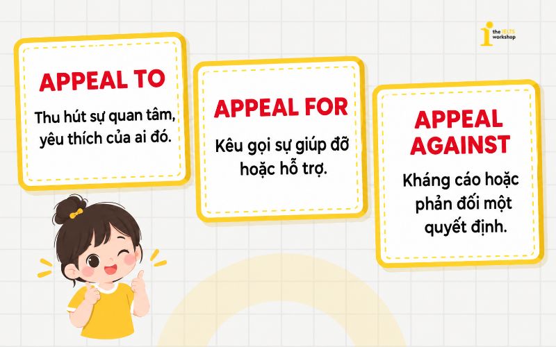 Appeal đi với giới từ gì