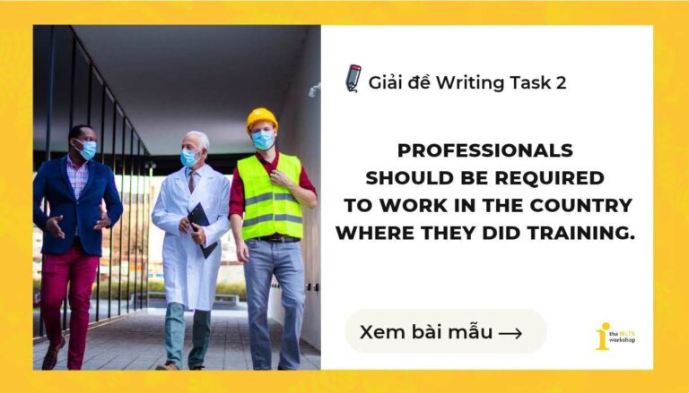 professionals should be required to work in the country where they did training.